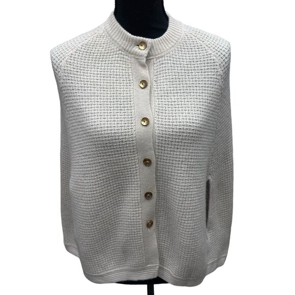 Sweaters - VTG Penguin Munsingwear Lambswool Cashmere Poncho Sweater Cape Size‎ Small NWT